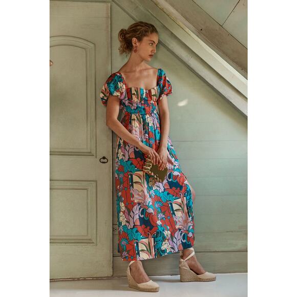 TUCKERNUCK Climbing Cosmos Valerie Dress Size 14 NWT Retail $298 Tuckernuck - Picture 6 of 8